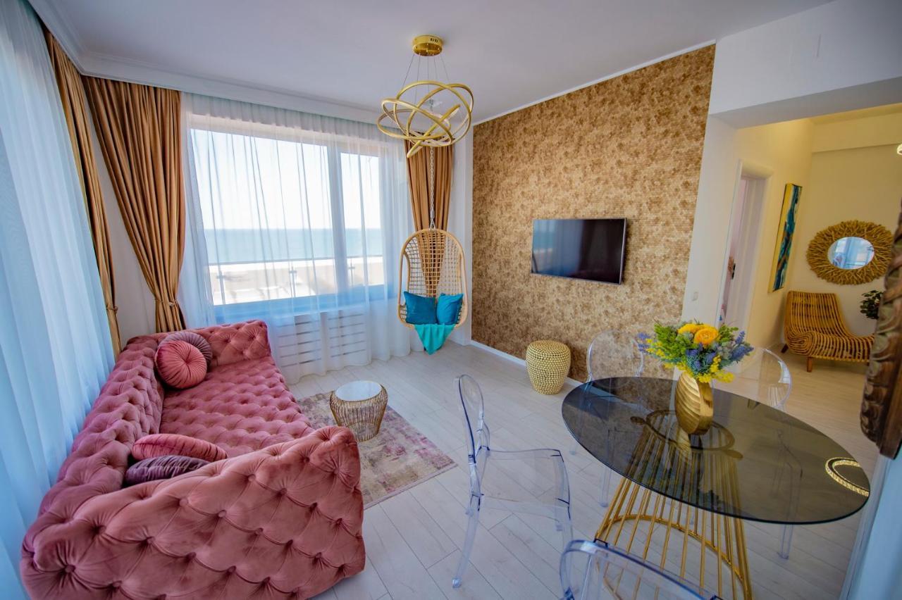 Summerland Luxury Velvet Front Sea View Appartement Mamaia Buitenkant foto